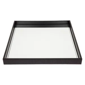Miles Mirrored Tray Black Range by CAFE Lighting & Living, a Statues & Ornaments for sale on Style Sourcebook