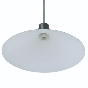 Nordlux Dorina Wide Metal Cone Pendant with Wood Accent Black by Nordlux, a Lighting for sale on Style Sourcebook