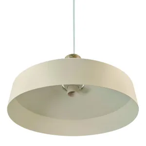 Nordlux Elvas Wide Metal Contemporary Pendant with Marble Accent Beige by Nordlux, a Lighting for sale on Style Sourcebook