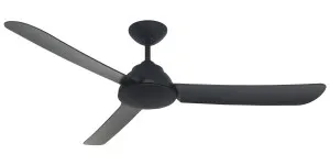 Mercator Brooke 50" DC Ceiling Fan with Remote Black by Mercator, a Ceiling Fans for sale on Style Sourcebook