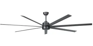 Eglo Tourbillion Pro 100" DC Smart Ceiling Fan with Remote for Large Spaces - Titanium by Eglo, a Ceiling Fans for sale on Style Sourcebook