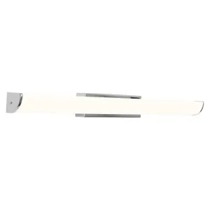 Cougar Aurora Medium Linear Tricolour LED Vanity Light with Opal Acrylic Lens - Chrome by Cougar, a Wall Lighting for sale on Style Sourcebook