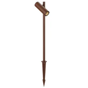 Telbix Flank Adjustable Head Outdoor LED Garden Post Light Rust by Telbix, a Outdoor Lighting for sale on Style Sourcebook