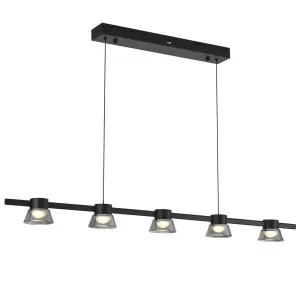 Vencha Rocket Contemporary 1200mm Tricolour LED Linear Pendant Black by Vencha, a Pendant Lighting for sale on Style Sourcebook