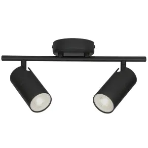CLA Lengan Double Head Adjustable Spotlight with Round Base Black by Compact Lamps Australia, a Wall Lighting for sale on Style Sourcebook