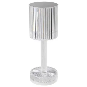 Eglo Lucignano USB-Rechargeable LED Table Lamp with RGB Colour Effects Clear by Eglo, a Table & Bedside Lamps for sale on Style Sourcebook