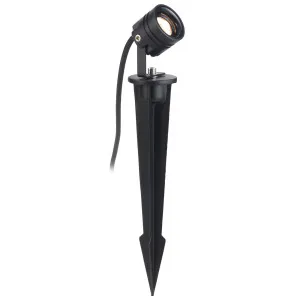 Telbix Rilto Weatherproof Outdoor LED Garden Spike Light Black by Telbix, a Outdoor Lighting for sale on Style Sourcebook
