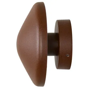 Telbix Shea Weatherproof Outdoor LED Wall Sconce Rust by Telbix, a Outdoor Lighting for sale on Style Sourcebook