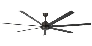 Eglo Tourbillion Pro 100" DC Smart Ceiling Fan with Remote for Large Spaces Oil Rubbed Bronze by Eglo, a Ceiling Fans for sale on Style Sourcebook