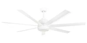 Eglo Tourbillion Pro 60" DC Smart Ceiling Fan with Remote White by Eglo, a Ceiling Fans for sale on Style Sourcebook