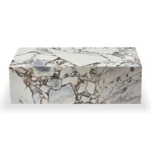 Solene 100cm Coffee Table in Real Blue Galaxy Marble by Luxo Furniture, a Coffee Table for sale on Style Sourcebook
