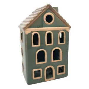 Tealight House Large 9.3x14.6cm in Green by OZ Design, a Candle Holders for sale on Style Sourcebook