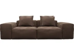 Riley Muse Chocolate Modular Sofa - 2 Seater by James Lane, a Sofas for sale on Style Sourcebook