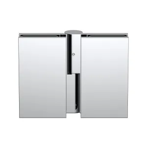 Boston Heavy Duty Glass to Glass Left Hand Bifold Hinge Matte Chrome by Estelle, a Bathroom Fixtures for sale on Style Sourcebook