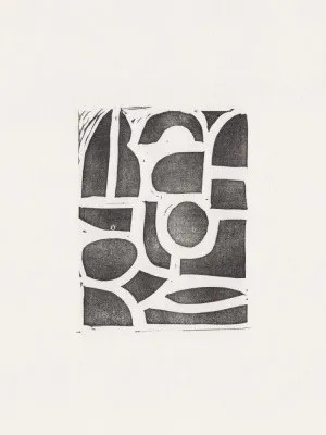Lino Cut Abstract No.1 by Alisa Galitsyna, a Prints for sale on Style Sourcebook