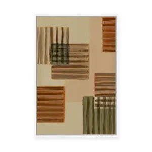 Geo Patchwork No.2 | Framed Canvas by Alisa Galitsyna, a Painted Canvases for sale on Style Sourcebook