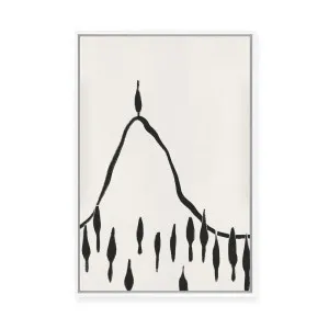 Minimal Line Landscape #2 | Framed Canvas by Alisa Galitsyna, a Painted Canvases for sale on Style Sourcebook