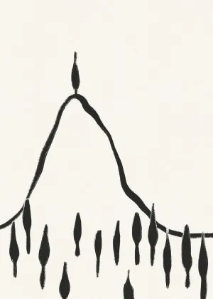 Minimal Line Landscape #2 by Alisa Galitsyna, a Prints for sale on Style Sourcebook