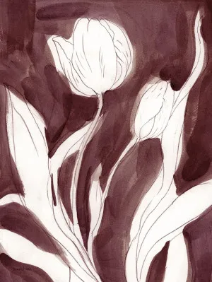 Burgundy Tulip I by ARTHOUSEco, a Prints for sale on Style Sourcebook