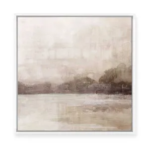 Hazy Shoreline | Framed Canvas by ARTHOUSEco, a Painted Canvases for sale on Style Sourcebook