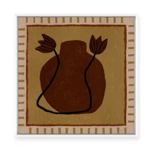 Out of Vase Bloom | Framed Canvas by ARTHOUSEco, a Painted Canvases for sale on Style Sourcebook