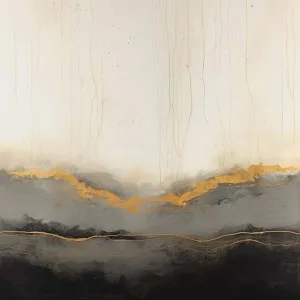Black and Gold Serenity I by ARTHOUSEco, a Prints for sale on Style Sourcebook