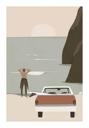 Waiting for the Wave by ARTHOUSEco, a Prints for sale on Style Sourcebook