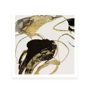 Gestural Black and Gold II by ARTHOUSEco Luxe, a Prints for sale on Style Sourcebook