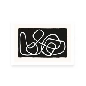Lines And Curves on Black I by ARTHOUSEco Luxe, a Prints for sale on Style Sourcebook