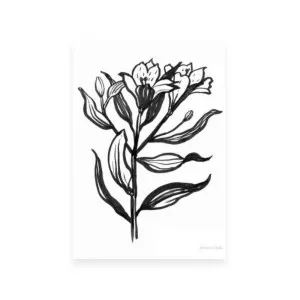 Ink Flower I by ARTHOUSEco Luxe, a Prints for sale on Style Sourcebook