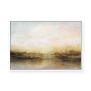 Evening River | Framed Canvas by Dan Hobday, a Painted Canvases for sale on Style Sourcebook