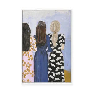 Girlmatch | Framed Canvas by Design Fabrikken, a Painted Canvases for sale on Style Sourcebook