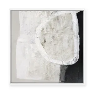 White Stone | Framed Canvas by Design Fabrikken, a Painted Canvases for sale on Style Sourcebook