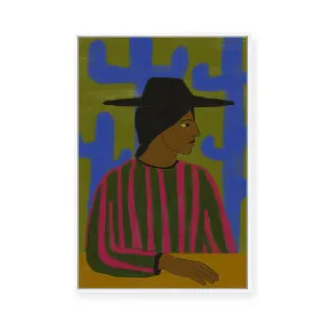 South Western Woman III | Framed Canvas by Ewa Sho, a Painted Canvases for sale on Style Sourcebook