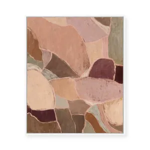 Patchwork Earth | Framed Canvas by Hayley Michelle, a Painted Canvases for sale on Style Sourcebook