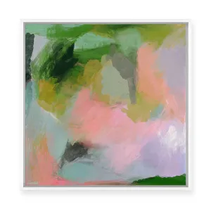 Rainshower Baby | Framed Canvas by Hayley Michelle, a Painted Canvases for sale on Style Sourcebook