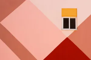 Facade in Red by Inge Schuster, a Prints for sale on Style Sourcebook