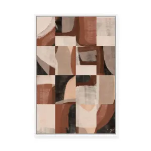 Earth Tiles I | Framed Canvas by Kit Agar, a Painted Canvases for sale on Style Sourcebook