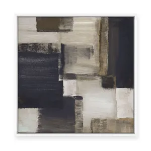 Woven Navy | Framed Canvas by Luxe Canvas, a Painted Canvases for sale on Style Sourcebook