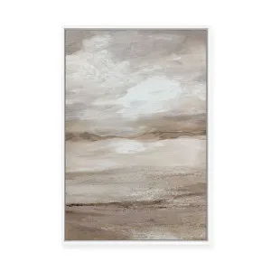 Neutral Dunes | Framed Canvas by Luxe Canvas, a Painted Canvases for sale on Style Sourcebook