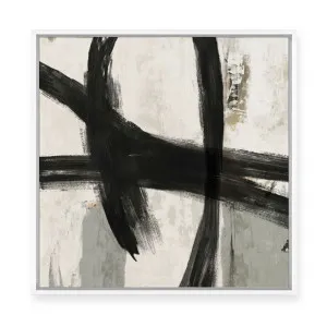 Brush Over I | Framed Canvas by Luxe Canvas, a Painted Canvases for sale on Style Sourcebook