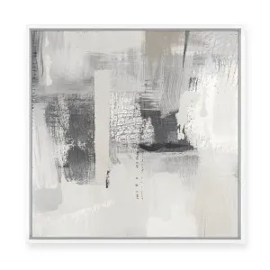 Grey Crush I | Framed Canvas by Luxe Canvas, a Painted Canvases for sale on Style Sourcebook