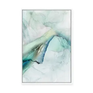 Teal Mist I | Framed Canvas by Luxe Canvas, a Painted Canvases for sale on Style Sourcebook