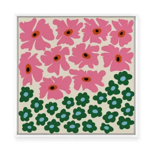 Abstract Floral | Framed Canvas by Miho Art Studio, a Painted Canvases for sale on Style Sourcebook