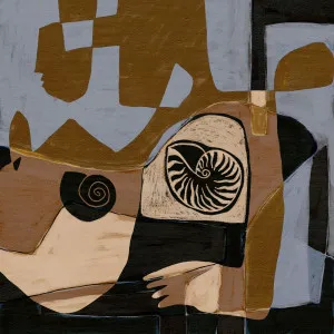 Shell Abstract by Shatha Al Dafai, a Prints for sale on Style Sourcebook