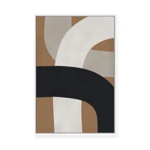 Curved Paths | Framed Canvas by Vitor Costa, a Painted Canvases for sale on Style Sourcebook