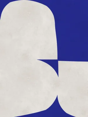 Modern Geometric in Cobalt VI by Vitor Costa, a Prints for sale on Style Sourcebook