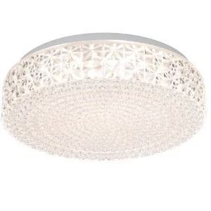 Telbix Eltz Modern Tricolour LED Oyster Light with Decorative Textured Shade Small by Telbix, a LED Lighting for sale on Style Sourcebook