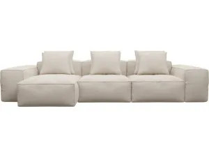 Riley Santa Fe Sand Modular Sofa - 3 Seater Chaise by James Lane, a Sofas for sale on Style Sourcebook