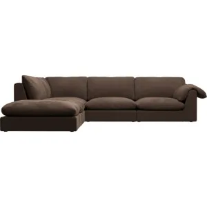 Ludlow Muse Chocolate Sofa - 5 Seater LAF Terminal by James Lane, a Sofas for sale on Style Sourcebook